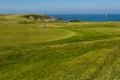 MORFA NEFYN Ã¢â¬â JUNE 3: Golf course putting green with golfers,